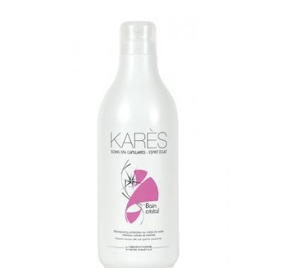 Karés ochranný šampon pro barvené a melírované vlasy (Protective shampoo with rock crystal for coloured hair) 1000 ml, Karés, ochranný, šampon, barvené, melírované, vlasy, Protective, shampoo, with, rock, crystal, for, coloured, hair, 1000, ml