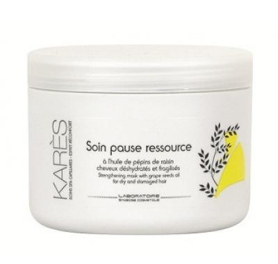 Karés posilující maska pro suché a poškozené vlasy (Strengthening mask with grape seeds oil  for dry and damaged hair) 200 ml, Karés, posilující, maska, suché, poškozené, vlasy, Strengthening, mask, with, grape, seeds, oil, for, dry, and, damaged, hair, 200, ml