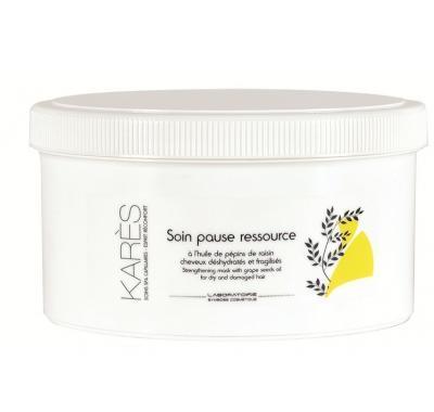 Karés posilující maska pro suché a poškozené vlasy (Strengthening mask with grape seeds oil  for dry and damaged hair) 500 ml : VÝPRODEJ, Karés, posilující, maska, suché, poškozené, vlasy, Strengthening, mask, with, grape, seeds, oil, for, dry, and, damaged, hair, 500, ml, :, VÝPRODEJ