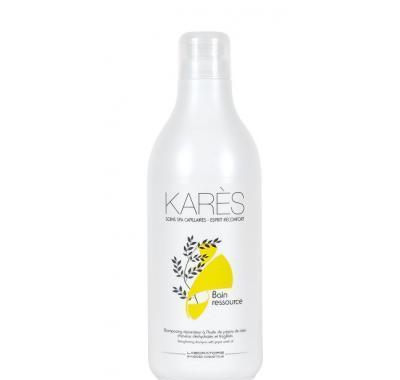Karés posilující šampon pro suché a poškozené vlasy (Strengthening shampoo with grape seeds oil  for dry and damaged hair) 1000 ml