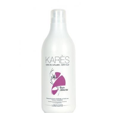 Karés šampon pro nepoddajné vlasy (Smoothing and anti-frizzing  shampoo with silk milk for unmanageable hair) 1000 ml