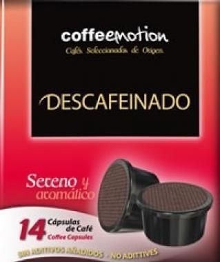 Kávové kapsle Coffeemotion DESCAFEINADO
