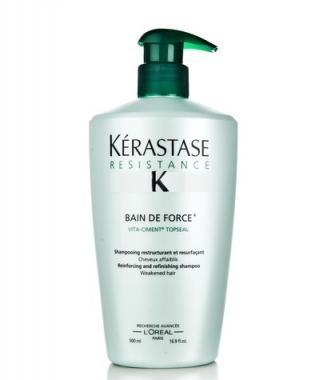 Kerastase Resistance Bain De Force  500ml Pro oslabené vlasy