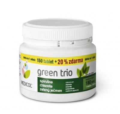 Medicol Green Trio 150 tablet   20 % zdarma, Medicol, Green, Trio, 150, tablet, , 20, %, zdarma