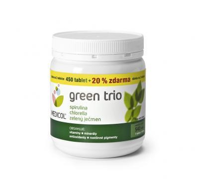 Medicol Green Trio 450 tablet   20 % zdarma