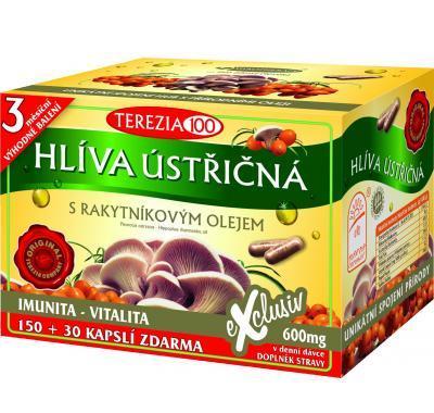 TEREZIA COMPANY Hlíva ustřičná s rakytníkovým olejem 150   30 kapslí, TEREZIA, COMPANY, Hlíva, ustřičná, rakytníkovým, olejem, 150, , 30, kapslí