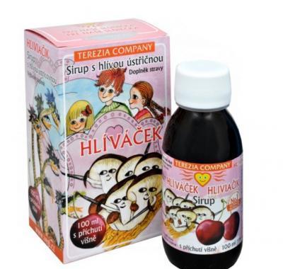 TEREZIA COMPANY Hlíváček sirup s hlívou ústřičnou příchutí višně 100 ml, TEREZIA, COMPANY, Hlíváček, sirup, hlívou, ústřičnou, příchutí, višně, 100, ml