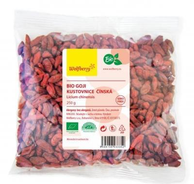 WOLFBERRY Goji kustovnice čínská BIO 250 g, WOLFBERRY, Goji, kustovnice, čínská, BIO, 250, g