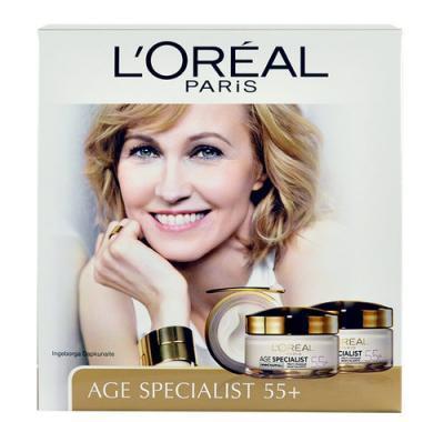 Balíček L´ORÉAL Dex Age Specialist 55  denní a noční krém, Balíček, L´ORÉAL, Dex, Age, Specialist, 55, denní, noční, krém