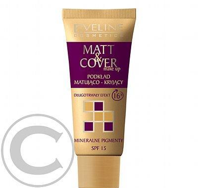 Eveline Make up Matt & Cover - broskvová 30ml, Eveline, Make, up, Matt, &, Cover, broskvová, 30ml