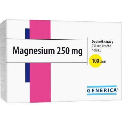 GENERICA Magnesium 250 mg 100 tablet, GENERICA, Magnesium, 250, mg, 100, tablet