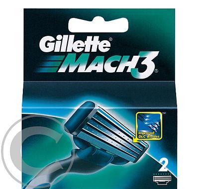 Gillette Mach3 strojek  2 náhradní hlavice, Gillette, Mach3, strojek, 2, náhradní, hlavice