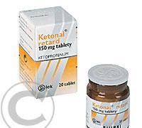 KETONAL RETARD  20X150MG Tabl. s řízeným uvol., KETONAL, RETARD, 20X150MG, Tabl., řízeným, uvol.