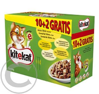 Kitekat kapsa Multi - farmářské menu 12x100g, Kitekat, kapsa, Multi, farmářské, menu, 12x100g