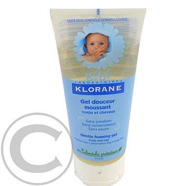 KLORANE BEBE Gel douc.mouss 200ml-jemný pěnivý gel, KLORANE, BEBE, Gel, douc.mouss, 200ml-jemný, pěnivý, gel