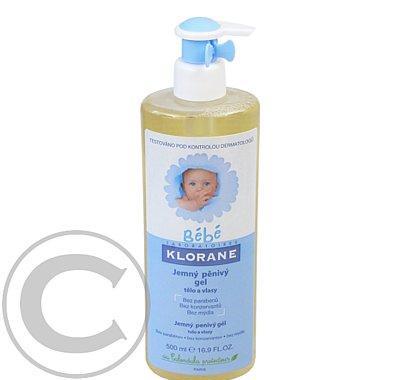 KLORANE BEBE Gel douc.mouss 500ml-jemný pěnivý gel, KLORANE, BEBE, Gel, douc.mouss, 500ml-jemný, pěnivý, gel