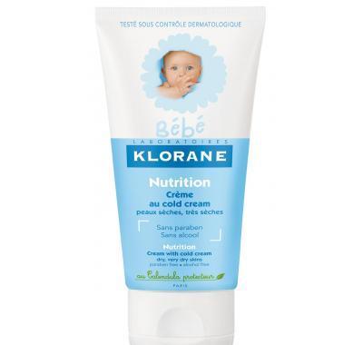 Klorane BEBE Výživný krém s Cold Cream 125 ml - LIMITOVANÁ EDICE, Klorane, BEBE, Výživný, krém, Cold, Cream, 125, ml, LIMITOVANÁ, EDICE