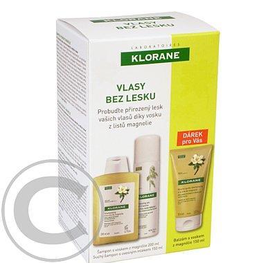 KLORANE Magnolia shampon 200ml   Baume 150ml   Dry shampon 150 ml