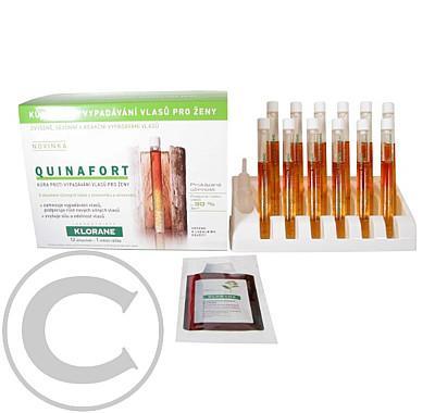 KLORANE Quinafort 12x5ml femme - proti vypadávání vlasů