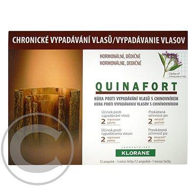 KLORANE Quinafort 12x5ml homme -proti vypadávání vlasů, KLORANE, Quinafort, 12x5ml, homme, -proti, vypadávání, vlasů