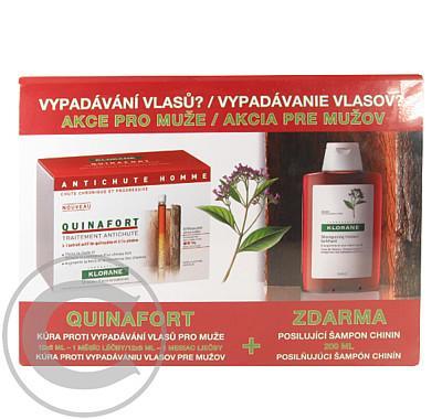 KLORANE Quinafort homme 12x5ml   Quinine shamp.200ml