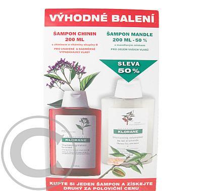 KLORANE Quinine shampoo 200ml   Amande shampoo 200ml