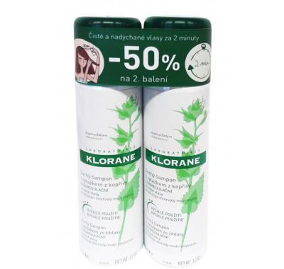 KLORANE Suchý šampon kopřiva  150 ml   150 ml s 50% SLEVOU