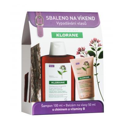 Klorane Travel kit chinin šampon 100 ml   balzám 50 ml
