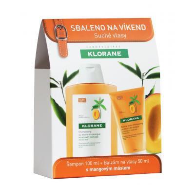 Klorane Travel kit mango šampon 100 ml   balzám na vlasy 50 ml, Klorane, Travel, kit, mango, šampon, 100, ml, , balzám, vlasy, 50, ml