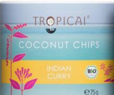 Kokosové chipsy Indian curry 80 g