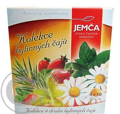 Kolekce 4 bylinných čajů 4x10g přebal Jemča