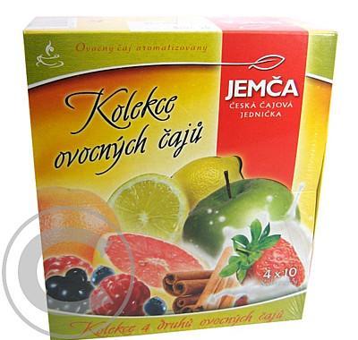 Kolekce 4 ovocných čajů 40x2.5g přebal JEMČA, Kolekce, 4, ovocných, čajů, 40x2.5g, přebal, JEMČA