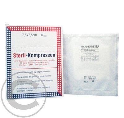 Kompres gáza krabička ster7.5x7.5cm/25x2 Steriwund, Kompres, gáza, krabička, ster7.5x7.5cm/25x2, Steriwund