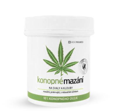 Konopné mazání 10% 250 ml   Konopné mazání 10% 100 ml ZDARMA