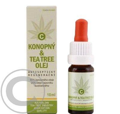 Konopný a Tea tree olej 10 ml, Konopný, Tea, tree, olej, 10, ml