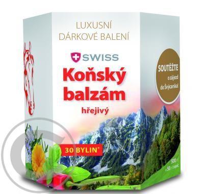 Koňský balzám SWISS hřejivý 550 ml dárkové balení