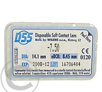 Kontaktní čočka měkká D 55  -7,50D/8,45 mm 1 ks zkušební