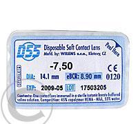 Kontaktní čočka měkká D 55  -7,50D/8,90 mm 1 ks zkušební