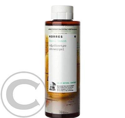 KORRES sprchový gel s bazalkou a citronem 250 ml, KORRES, sprchový, gel, bazalkou, citronem, 250, ml