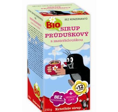 Krtečkův průduškový sirup s mateřídouškou BIO 250 g, Krtečkův, průduškový, sirup, mateřídouškou, BIO, 250, g