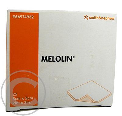 Krytí Melolin sterilní nepřilnavé na rány 5 x 5 cm/25 ks