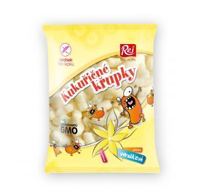 Kukuřičné křupky vanilkové 90g, Kukuřičné, křupky, vanilkové, 90g