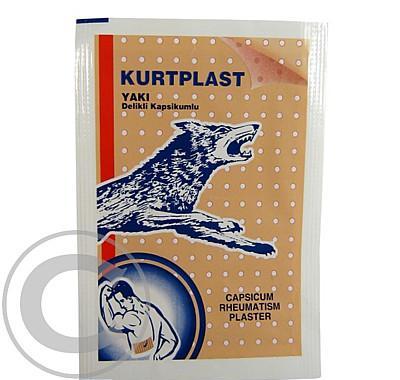 KURTPLAST masážní hřejivá náplast 10x18cm, KURTPLAST, masážní, hřejivá, náplast, 10x18cm