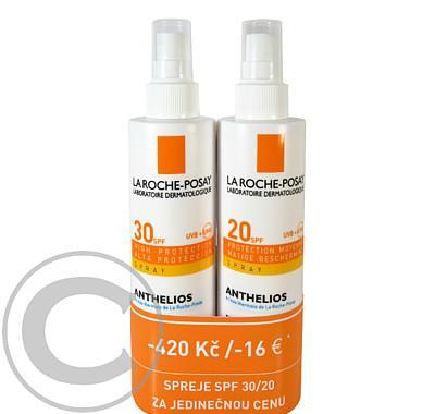 LA ROCHE Anthelios 30 SPF sprej 200ml   LA ROCHE Anthelios 20 SPF sprej 200ml za zvýhodněnou cenu