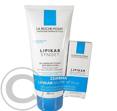 La Roche Posay LIPIKAR SYNDET 200 ML   LIPIKAR BAUME AP 15ML ZDARMA