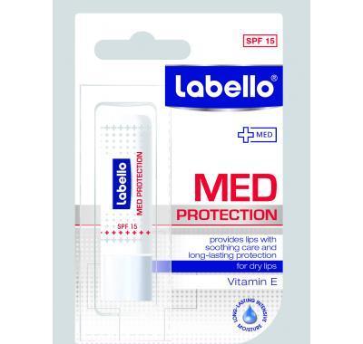 LABELLO Med Protection SPF15 tyčinka na rty 4,8 g, LABELLO, Med, Protection, SPF15, tyčinka, rty, 4,8, g