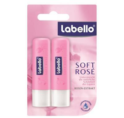 LABELLO Soft Rosé tyčinka na rty 2 kusy, LABELLO, Soft, Rosé, tyčinka, rty, 2, kusy