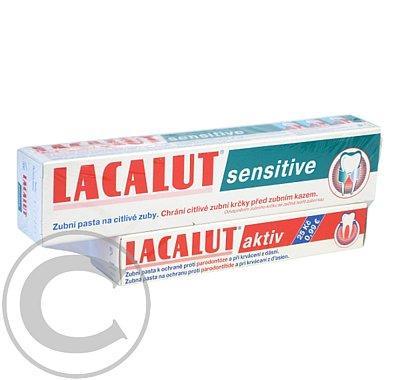 Lacalut sensitive sada 75ml 30ml