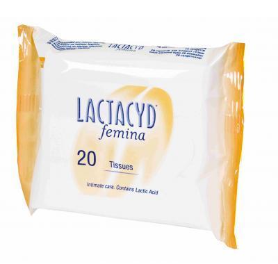 Lactacyd Femina hygienické ubrousky 20ks, Lactacyd, Femina, hygienické, ubrousky, 20ks