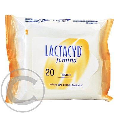 Lactacyd femina ubrousky pro intimní hygienu 20ks, Lactacyd, femina, ubrousky, intimní, hygienu, 20ks
